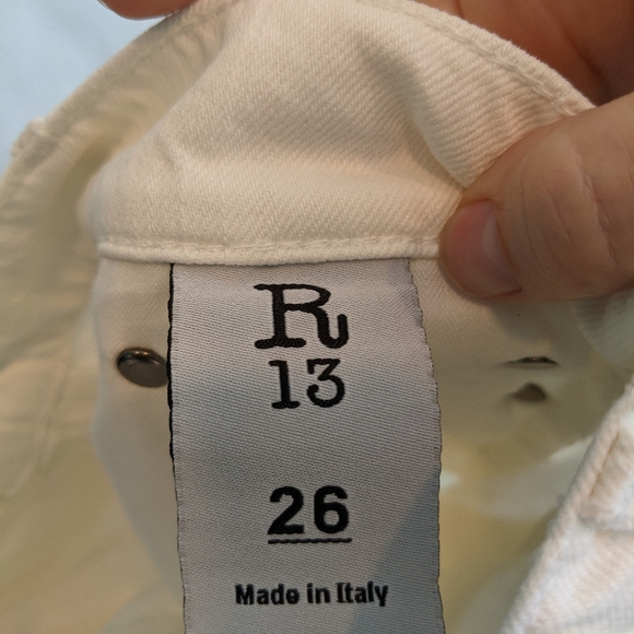 R13 skinny relaxed jeans Kenmare wash 26 BNWT - Picture 14 of 15